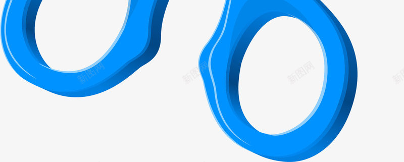 卡通小剪刀蓝色装饰矢量图ai免抠素材_新图网 https://ixintu.com 免抠 免费PNG 剪刀 文具 蓝色 装饰 矢量图