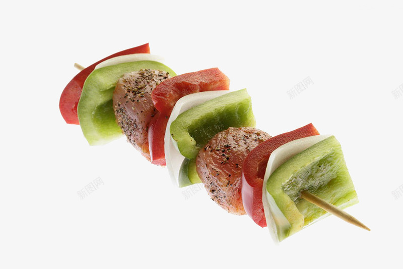 美味炸串png免抠素材_新图网 https://ixintu.com 实物 扦子 炸串 烤肉 红辣椒 美味 青椒 食物 高清图片
