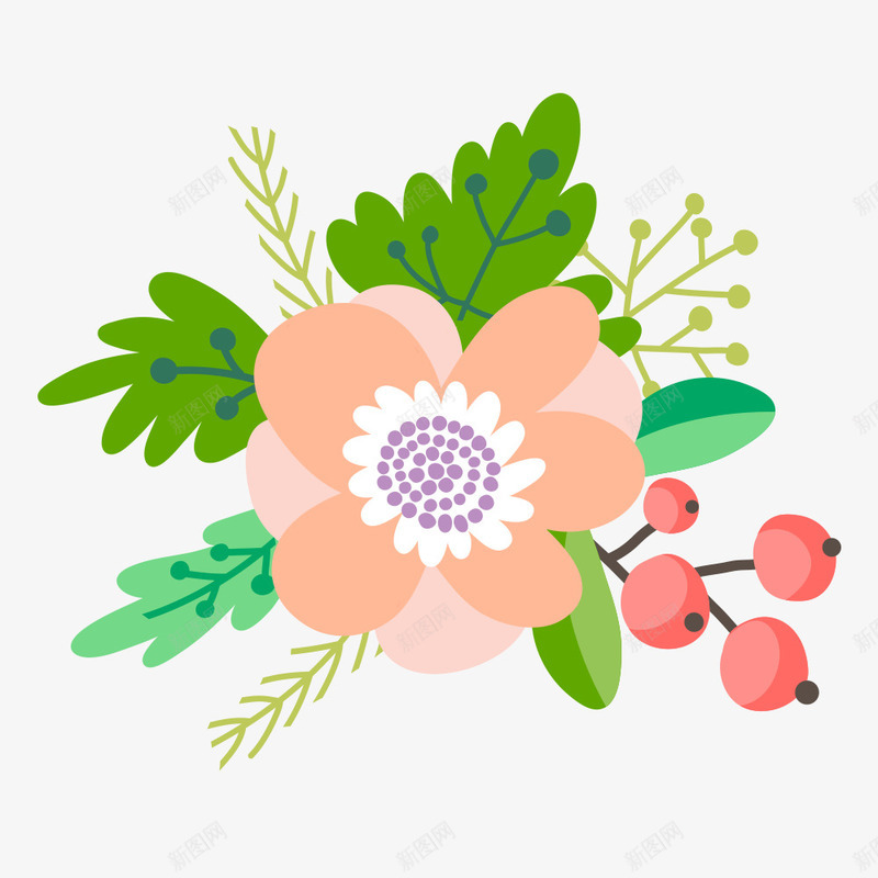 手绘唯美花卉矢量图ai免抠素材_新图网 https://ixintu.com 唯美花卉设计 文字框 水彩植物 水彩玫瑰 矢量图 粉色小花 粉色线框 花卉边框 花草 边框纹理