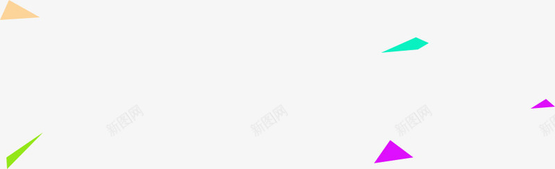 分散的不规则三角形png免抠素材_新图网 https://ixintu.com 三角形 不规则 分散