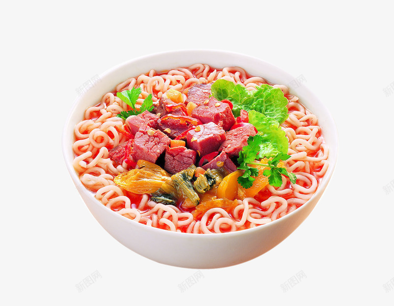 酸菜牛肉面png免抠素材_新图网 https://ixintu.com 产品实物 汤面 菜单 菜单素材 面 面条 面类菜单