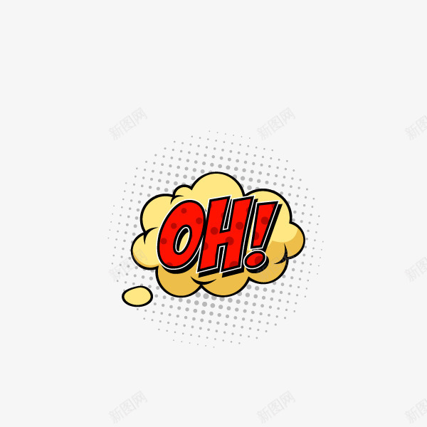 卡通手绘爆炸文字png免抠素材_新图网 https://ixintu.com 创意 动漫动画 卡通爆炸文字 手绘 漫画风格矢量 艺术
