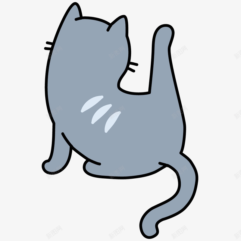 坐着的猫咪png免抠素材_新图网 https://ixintu.com PNG图形 PNG装饰 动物 宠物 猫咪 装饰