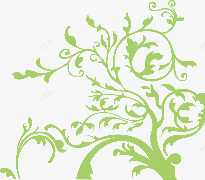 植物创新中式花纹矢量图ai免抠素材_新图网 https://ixintu.com 中式花纹 中式花纹圆 创新中式花纹 底纹 新中式花纹 绿色 花纹 花纹背景 矢量图