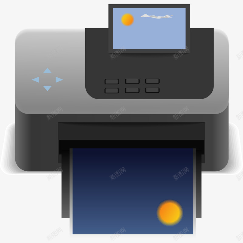 扫描机图形png免抠素材_新图网 https://ixintu.com 图形 扫描机 扫描机图形 黑白