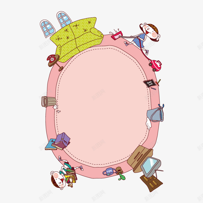 整理房间拖地板的小孩文字底版矢量图ai免抠素材_新图网 https://ixintu.com 小孩 拖地板 整理房间 文字底版 沙发 矢量图