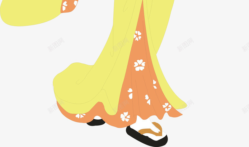 黄衣服日本美女矢量图ai免抠素材_新图网 https://ixintu.com 卡通美女 古典美女 塑形美女 性感美女 手绘美女 日本美女 时尚美女 比基尼美女 美女矢量 黄衣服 矢量图