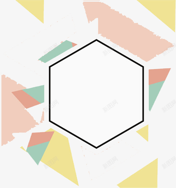十一边形png免抠素材_新图网 https://ixintu.com 不规则 几何图形 创意设计 多边形 白色