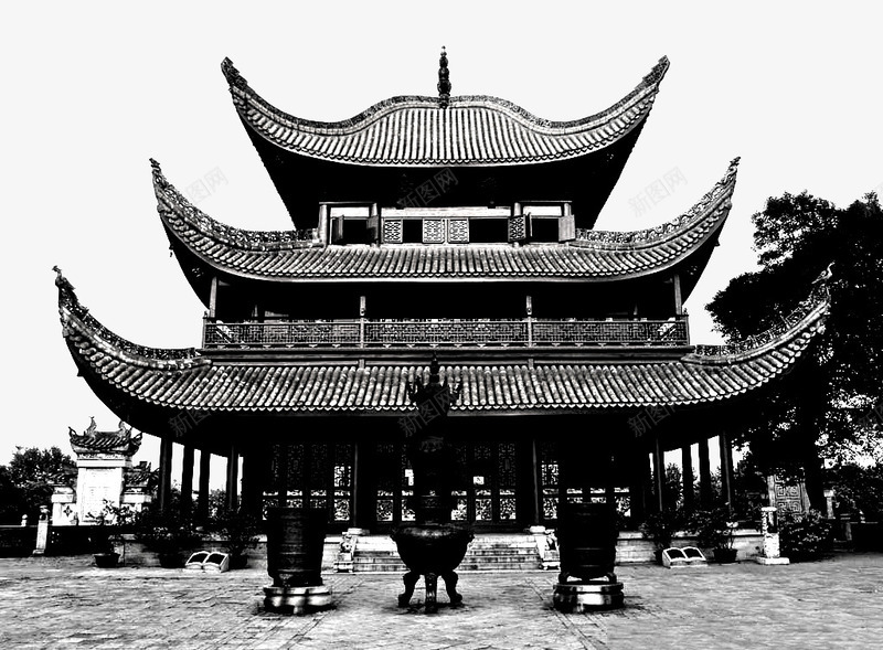 湖南唯美岳阳楼png免抠素材_新图网 https://ixintu.com 岳阳楼 旅游景区 著名景点