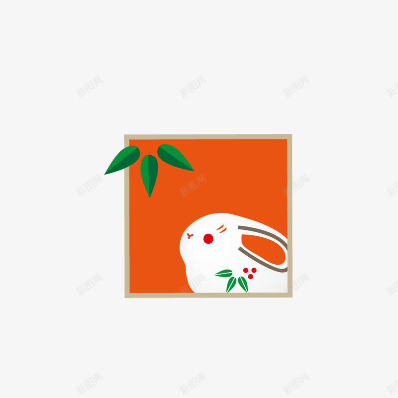 日式和风片png免抠素材_新图网 https://ixintu.com 兔子 卡通 卡通设计 和风 富士山 广告设计 扁平 日式 日式和风矢量素材图片免费下载 日本 素材 设计