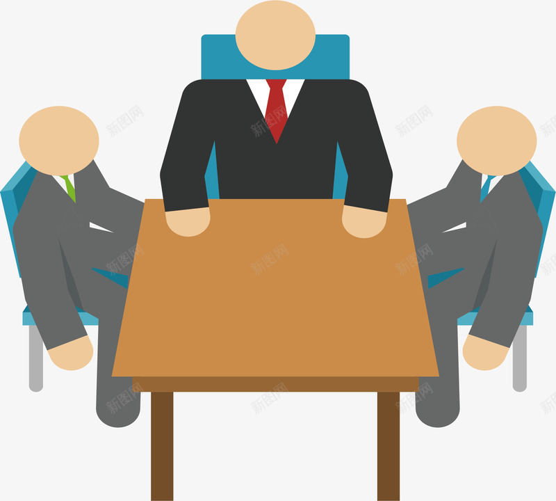 三人商务会议png免抠素材_新图网 https://ixintu.com 三人会议 商务会议 小组讨论 小组讨论会 研讨会