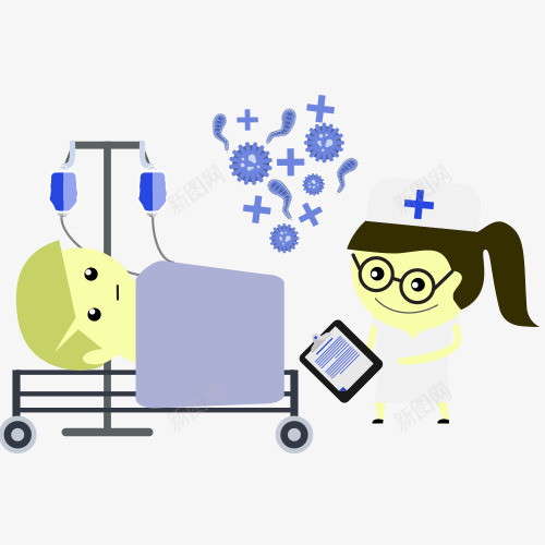 医学化疗卡通图psd免抠素材_新图网 https://ixintu.com 中医西医 化疗 化疗卡通图 化疗矢量图 医学化疗卡通图 医学科技 医生医用医院 医疗科技 研究药物治疗