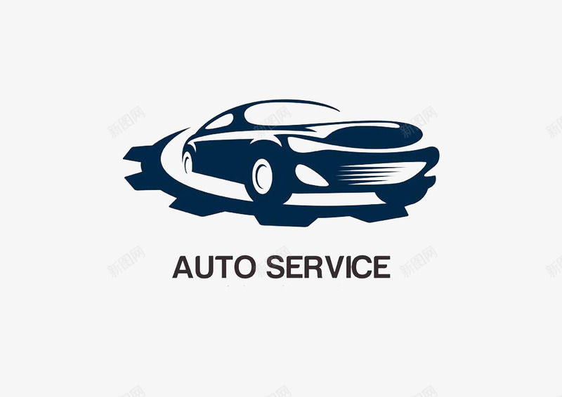 汽车图标png_新图网 https://ixintu.com LOGO 图形 汽车 深蓝