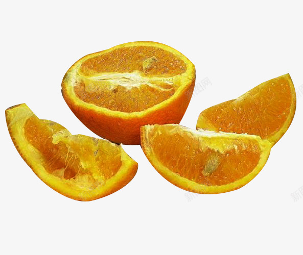 一个切好的柳橙png免抠素材_新图网 https://ixintu.com 一个 分开 切好 柳橙 橙子 食物