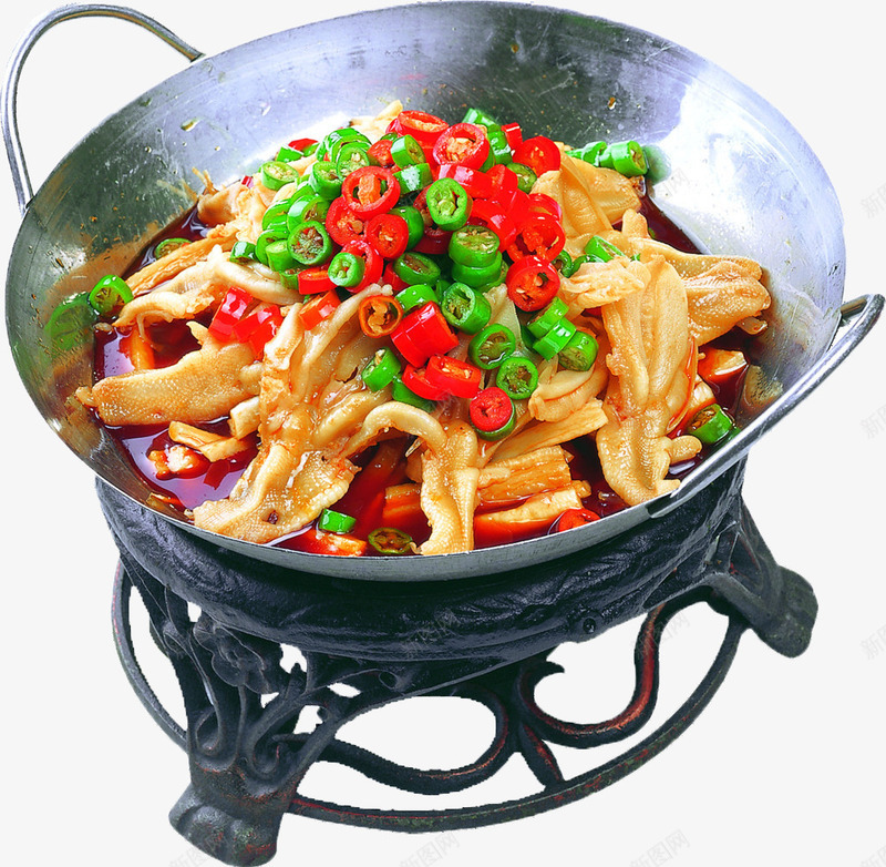 鸭脚煲png免抠素材_新图网 https://ixintu.com 双椒鸭掌煲 美食 鸭掌