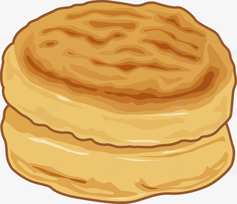 手绘烧饼png免抠素材_新图网 https://ixintu.com png图形 png装饰 手绘 烧饼 装饰 食物