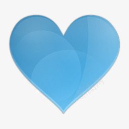 心爱蓝位图标png_新图网 https://ixintu.com heart love 心 爱