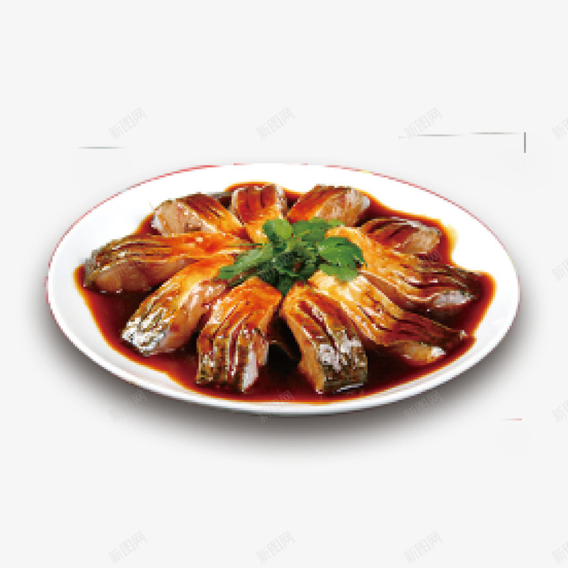 红烧鲤鱼png免抠素材_新图网 https://ixintu.com 菜 菜单 饭店 鲤鱼