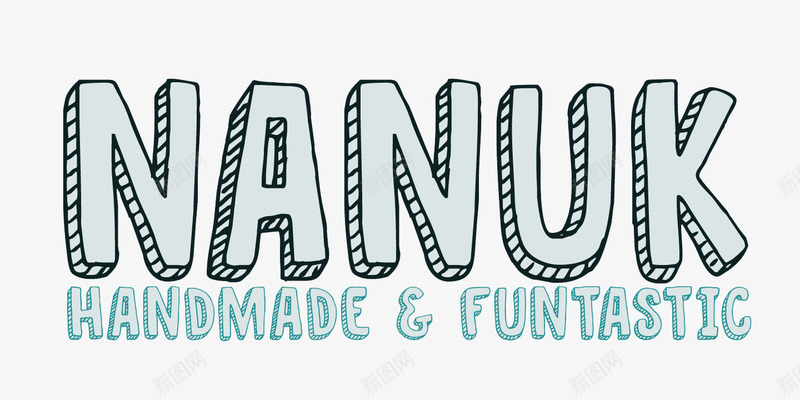 英文NANUK艺术字体png免抠素材_新图网 https://ixintu.com 创意字母 变形字母 字母设计 拼音 拼音卡片 拼音字母 时尚字母 灰色 经典英文字体 艺术字母 英文 英文字体 英文字体模板下载 英文字体素材下载 英文艺术字