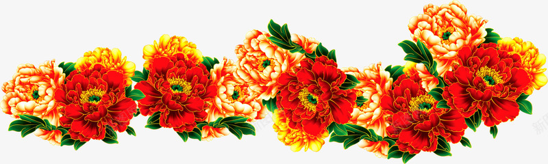 古典中式花朵美景节日png免抠素材_新图网 https://ixintu.com 中式 古典 美景 节日 花朵