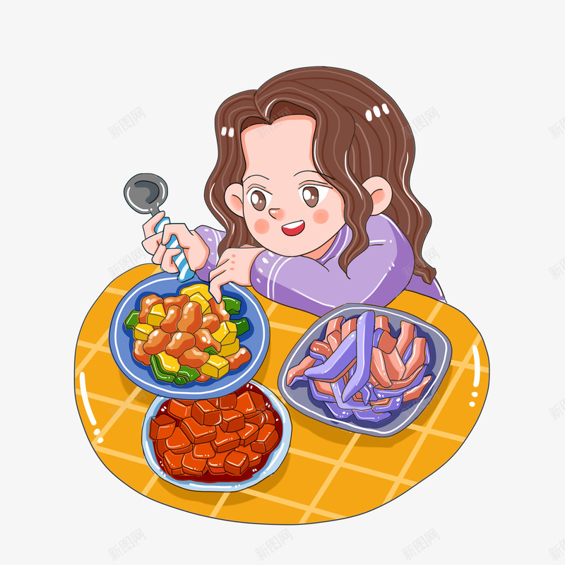 可爱的么小女孩元素png免抠素材_新图网 https://ixintu.com 么 元素 免扣 唯美 素材 艺术