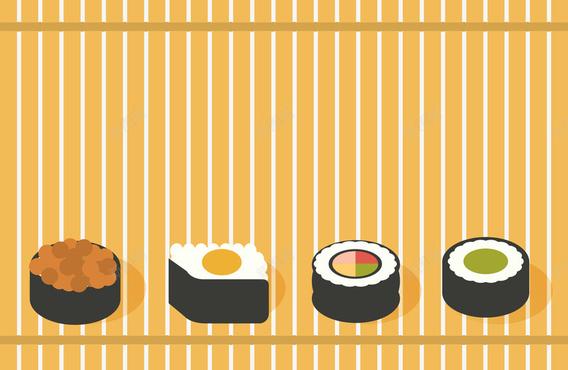 美味食物寿司png免抠素材_新图网 https://ixintu.com 三纹鱼 做寿司 卡通寿司 寿司 寿司矢量图 寿司食物 日式 日本 日本寿司 时尚 特色 美味 食品 食物 鱼子酱