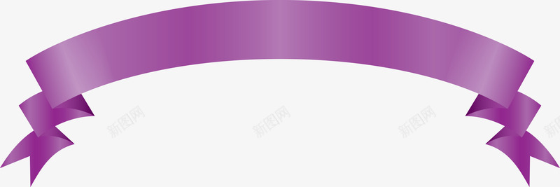 卡通紫色飘带标题框图png免抠素材_新图网 https://ixintu.com 彩色飘带 扁平化标题框 折叠丝带 折叠图形 标题 背景 菜单 装饰 飘带