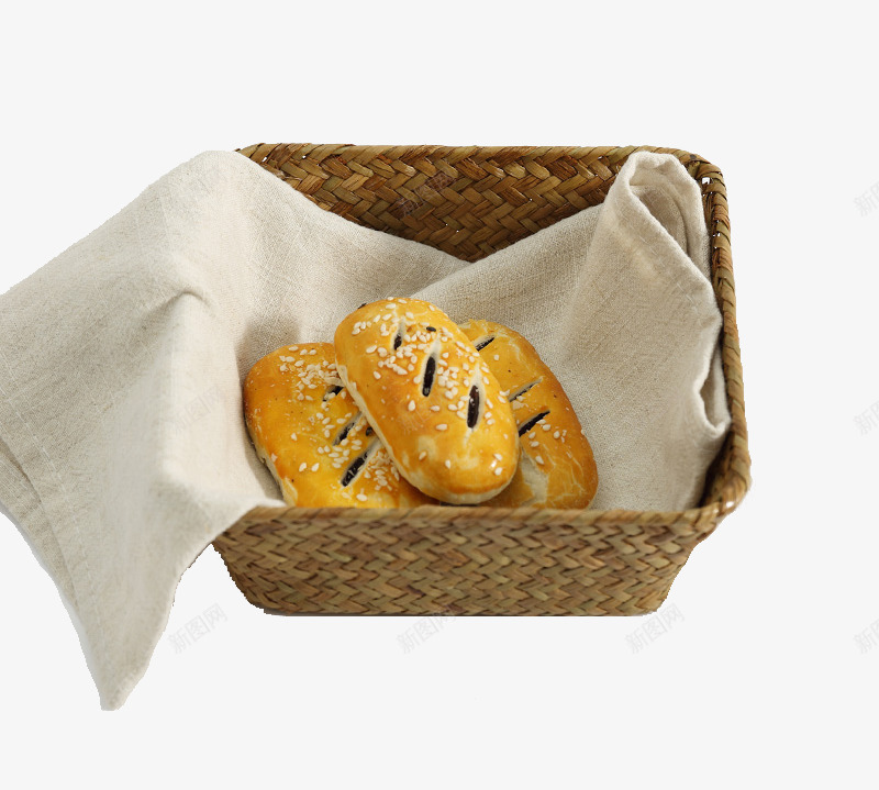 日式点心png免抠素材_新图网 https://ixintu.com 产品实物 日式 点心 竹篮 简约 餐具