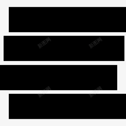 酒吧图标png_新图网 https://ixintu.com 多媒体选项 形状 栈 矩形 选择菜单