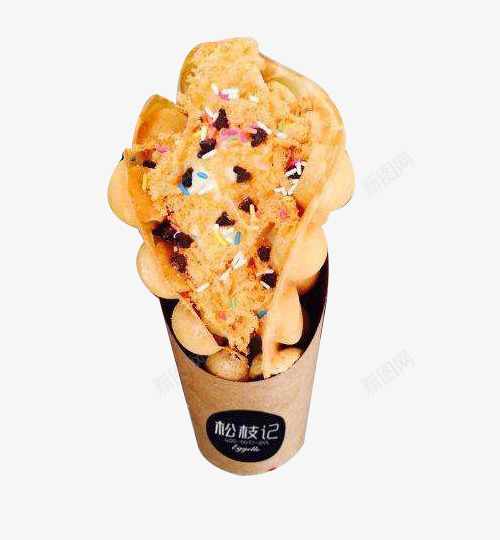 一杯蛋仔冰淇淋png免抠素材_新图网 https://ixintu.com 一杯 冰淇淋 美味 蛋仔冰淇淋 食物