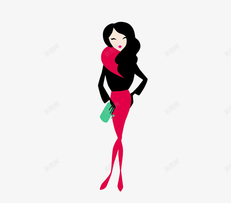 微笑的卡通女人png免抠素材_新图网 https://ixintu.com 卡通 女人 微笑 素材