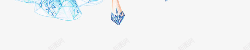 唯美礼服婚纱插画png免抠素材_新图网 https://ixintu.com 唯美礼服画稿 手绘时尚女装 手绘礼服设计