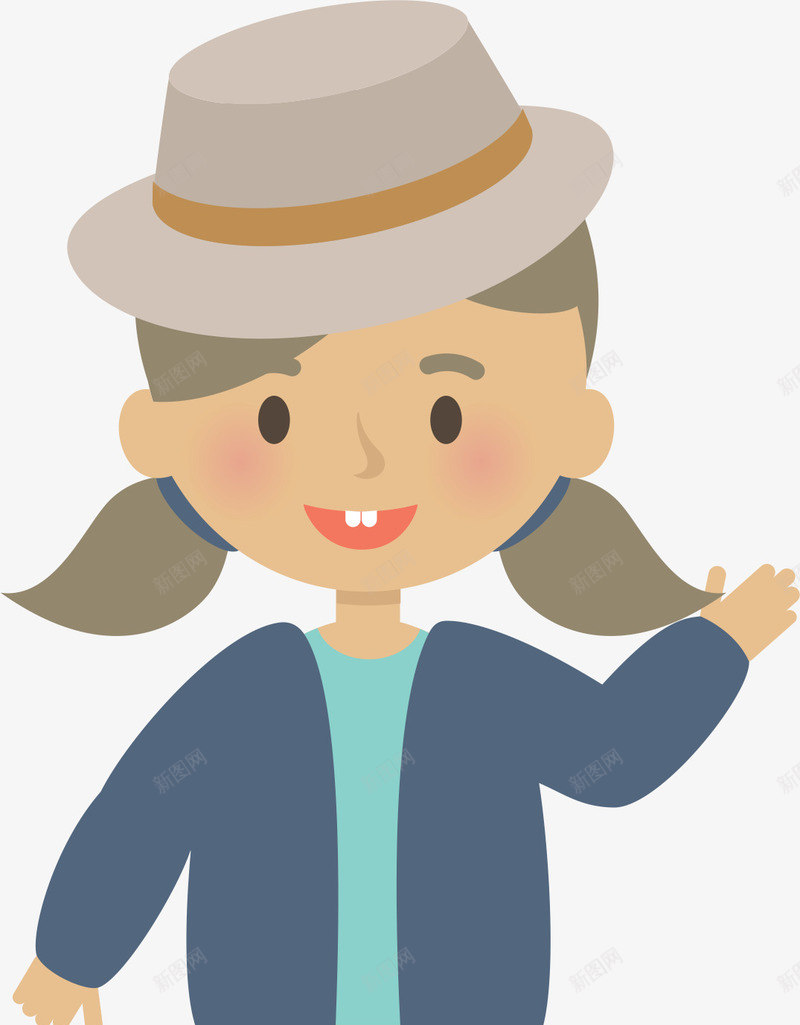打招呼的健身手绘人物矢量图ai免抠素材_新图网 https://ixintu.com 健身手绘人物 出行插画 小人场景 招手 美女 锻炼 锻炼小人 矢量图
