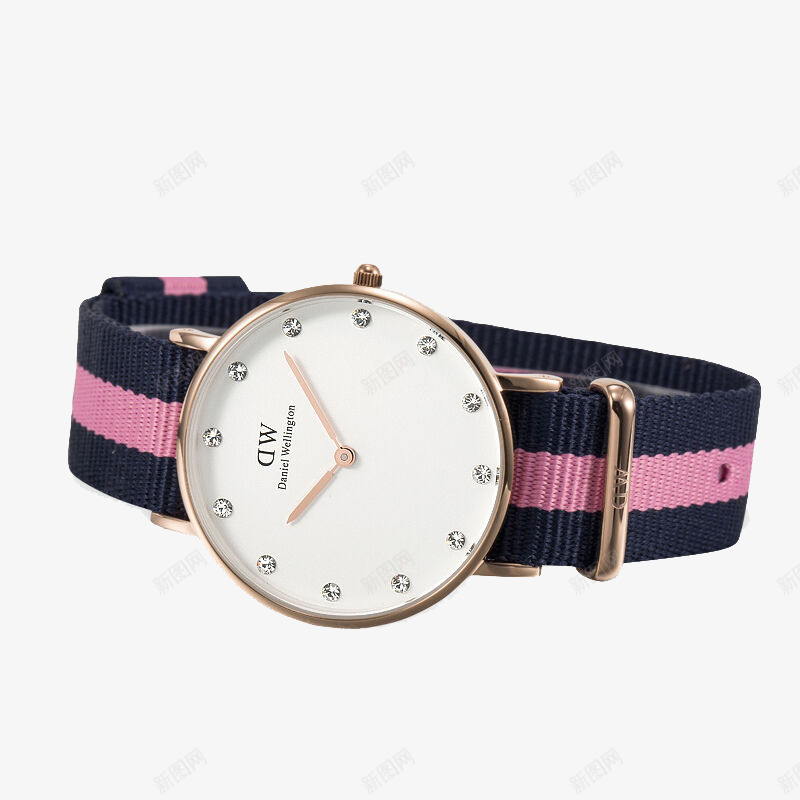 女式腕表png免抠素材_新图网 https://ixintu.com DanielWellington 丹尼尔惠灵顿 产品实物 女士手表 尼龙石英表 手表 腕表