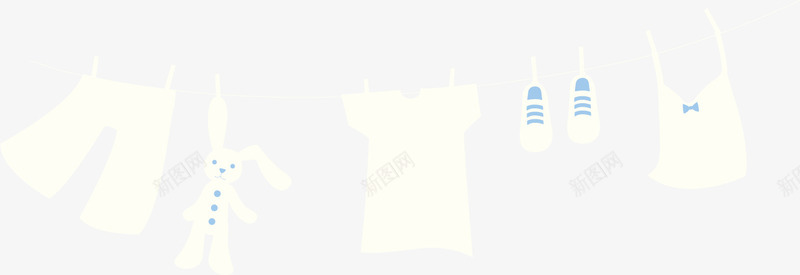 白色晾着的衣服美观干净矢量图ai免抠素材_新图网 https://ixintu.com 劳动 大气 干净 晾着的衣服 白色 美观 袜子 矢量图