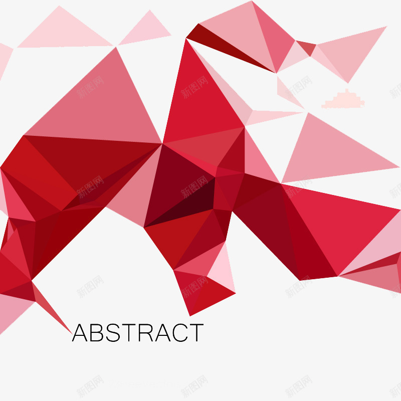 不规则图形红色三角形矢量图eps免抠素材_新图网 https://ixintu.com abstract 不规则 不规则三角形 图形 红色 矢量图