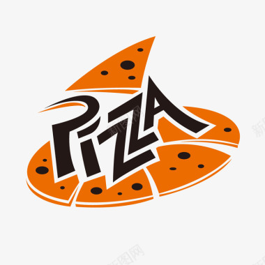 美味卡通手绘风披萨pizza图标图标