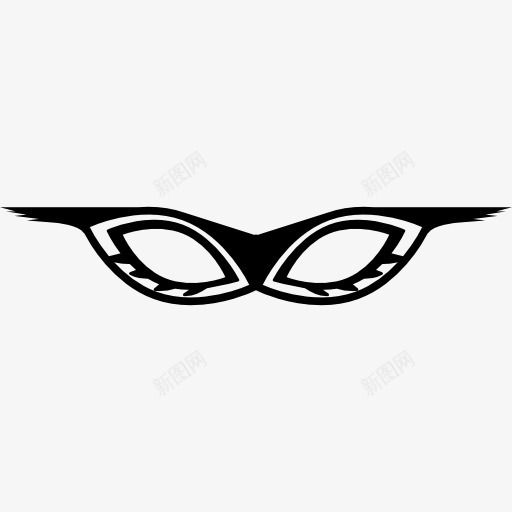 薄的程式化的狂欢节面具的眼睛图标png_新图网 https://ixintu.com 形状 狂欢节 眼睛 程式化 节日 薄盖 面具
