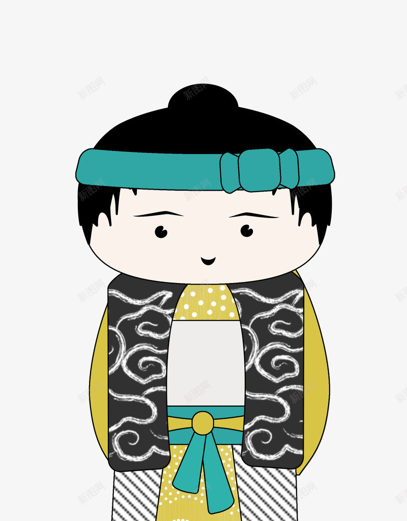 日式和风人物png免抠素材_新图网 https://ixintu.com 人物 剪贴簿 和风 日式