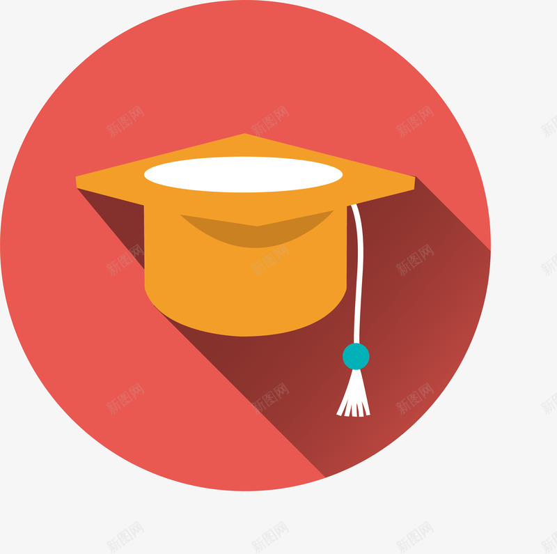 学科形学士帽图标png_新图网 https://ixintu.com 学位 学士学位 学科图标 现代科技 科学 科学图标 科学研究 科学设计 科技 科技图标