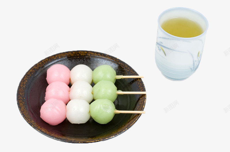日式茶和三色丸子小点心png免抠素材_新图网 https://ixintu.com 三色 串串 丸子 小点心 日式茶 日式茶道 日本茶 盘子 茶点 陶瓷 饮食点心