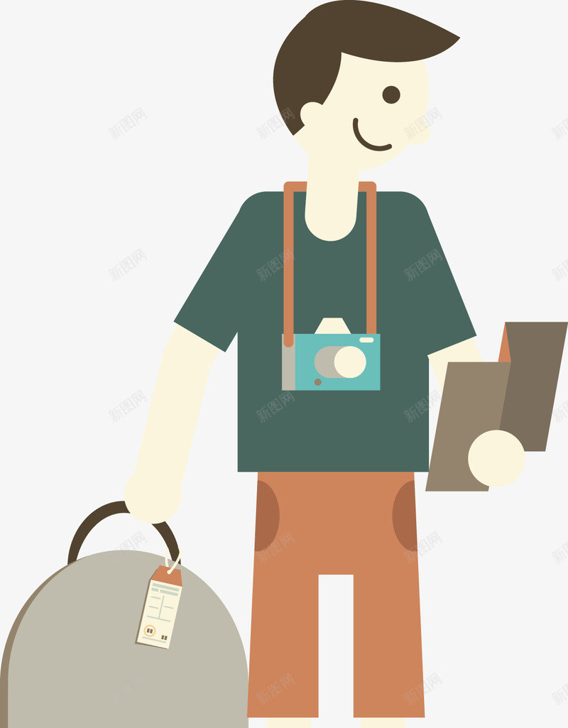 卡通人物png免抠素材_新图网 https://ixintu.com PPT 人物 卡通小人 商业 商务 手绘小人 插画 旅游 旅行