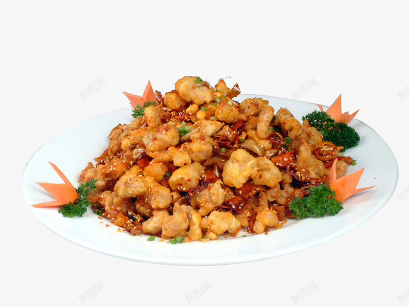 鸡松满口酥png免抠素材_新图网 https://ixintu.com 产品实物 满口酥 菜品 菜品图片 食品餐饮 食物 餐饮 鸡松