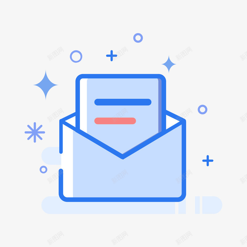 扁平化信件图标png_新图网 https://ixintu.com UI图标 h5图标 信件 扁平化 扁平化UI 游戏UI 界面UI 网页UI