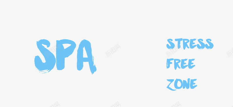SPApng免抠素材_新图网 https://ixintu.com SPA 字体设计