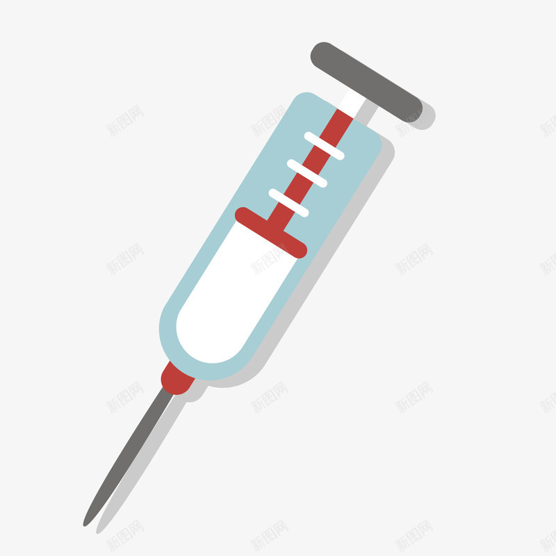 扁平化注射器矢量图图标ai_新图网 https://ixintu.com UI图标 h5图标 扁平化 扁平化UI 注射器 游戏UI 界面UI 网页UI 矢量图