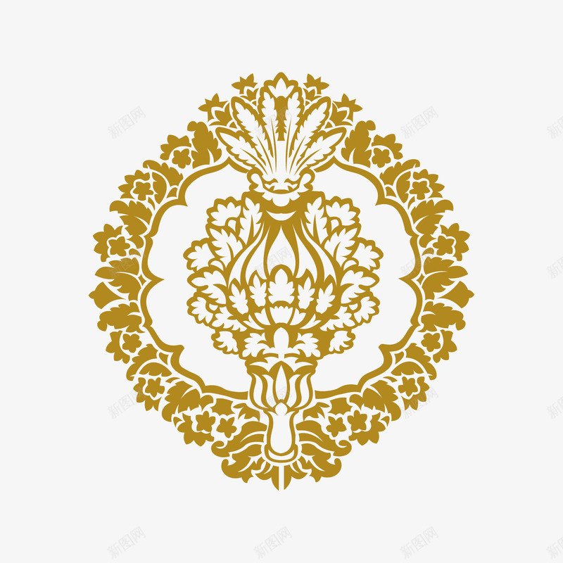 高档金色大气国外装饰图案矢量图ai免抠素材_新图网 https://ixintu.com 大气国外装饰图案 金色大气国外装饰图案 高档金色图案 高档金色大气国外装饰图案 矢量图