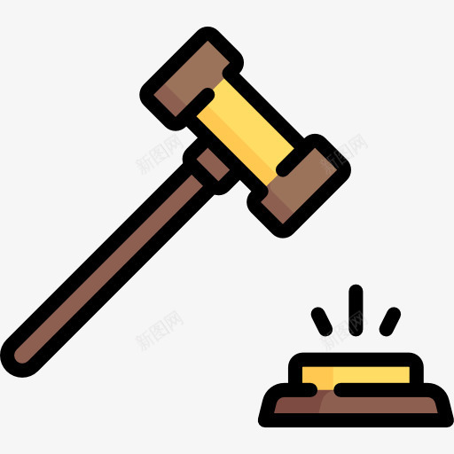 灰色手绘线稿锤子元素png免抠素材_新图网 https://ixintu.com 发光 惊醒 手绘 打击 法律 灰色 线稿 肃静 锤子
