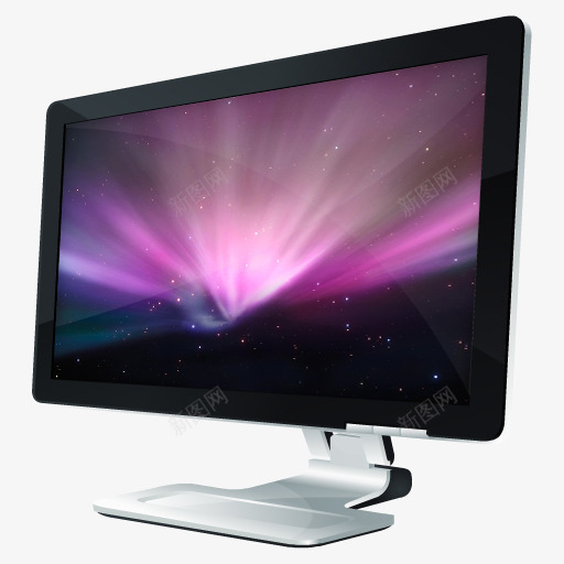 紫色LCD液晶显示器png免抠素材_新图网 https://ixintu.com lcd 显示器 液晶 紫色