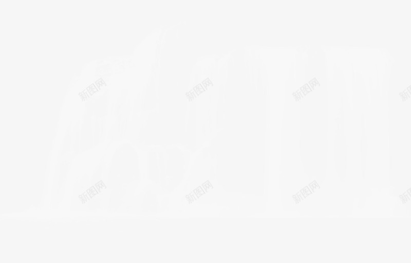 磅礴大气瀑布png免抠素材_新图网 https://ixintu.com 人间仙境 宏伟瀑布 瀑布 磅礴